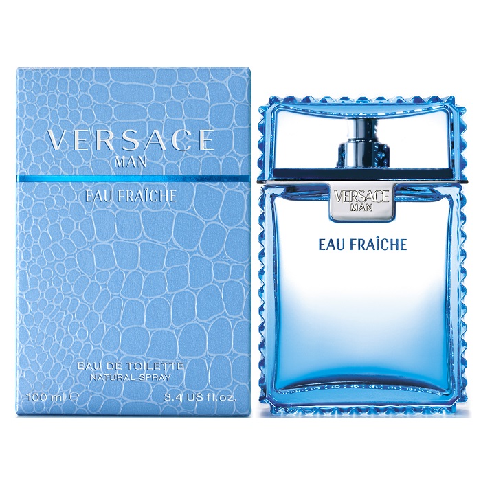 Versace Man Eau Fraiche Cologne by Versace 3.4oz Eau De toilette Spray for men